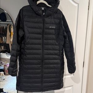 Women’s Columbia Black Hooded Puffer Jacket